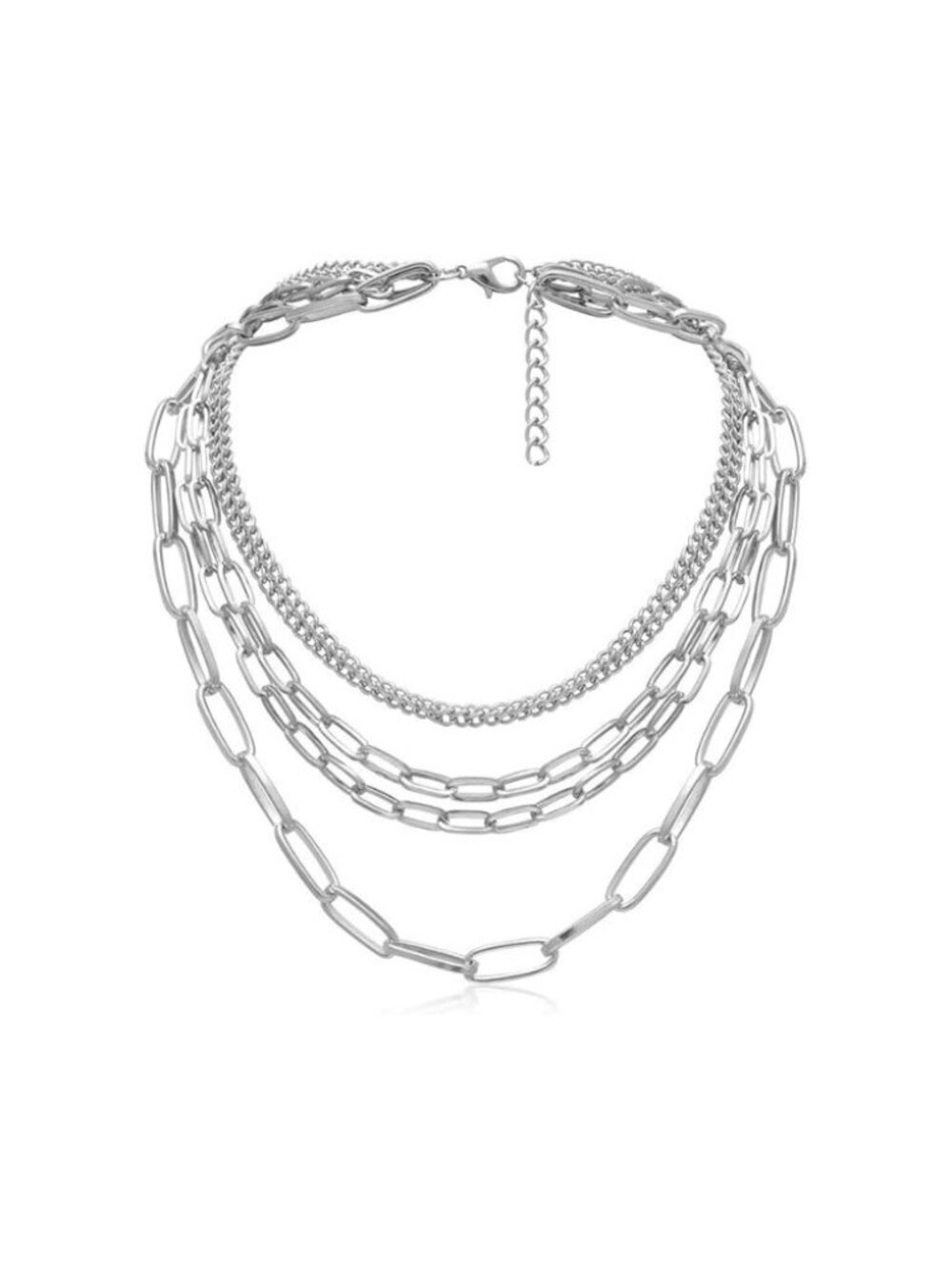 Layered Chain Necklace Set